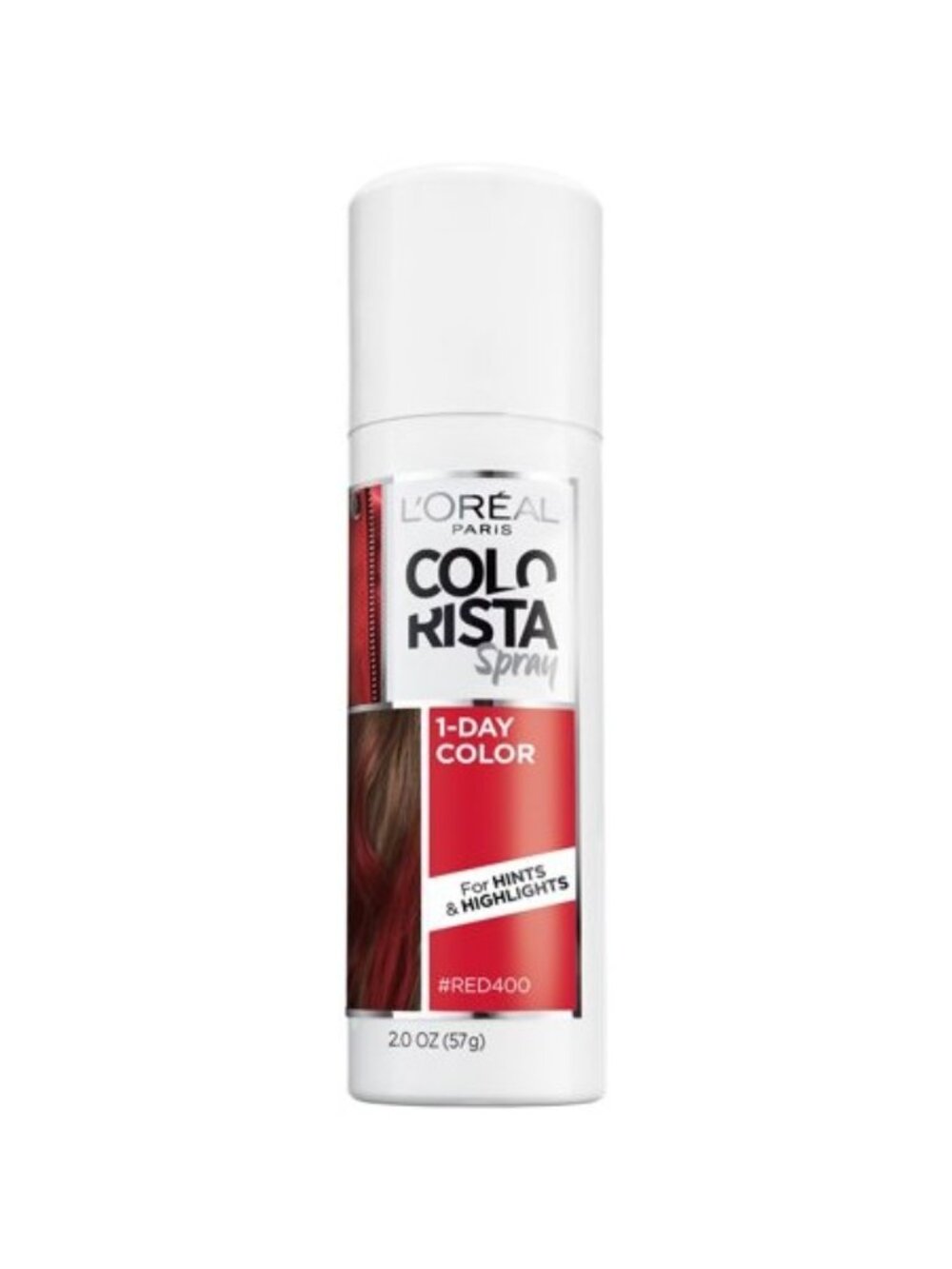 LOréal Paris Colorista 1-Day Hair Color Spray Red 400 2.0 Oz 4 Pack